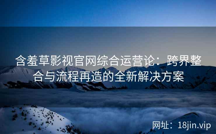 含羞草影视官网综合运营论：跨界整合与流程再造的全新解决方案